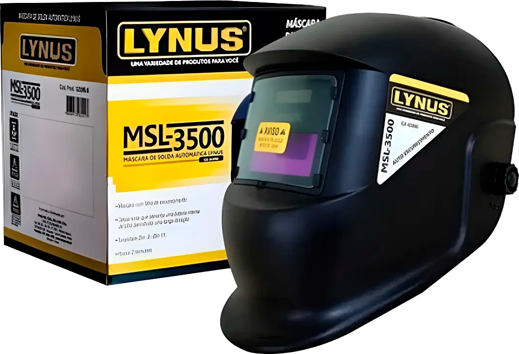 Máscara de solda automática LYNUS MSL-3500 com 8% de desconto na Ferragens Amazon
